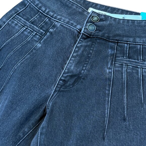 NEW Rock & Roll Denim Highrise Welt Pocket Black Wash Bootcut Jeans – Size 26x3 - Picture 4 of 8